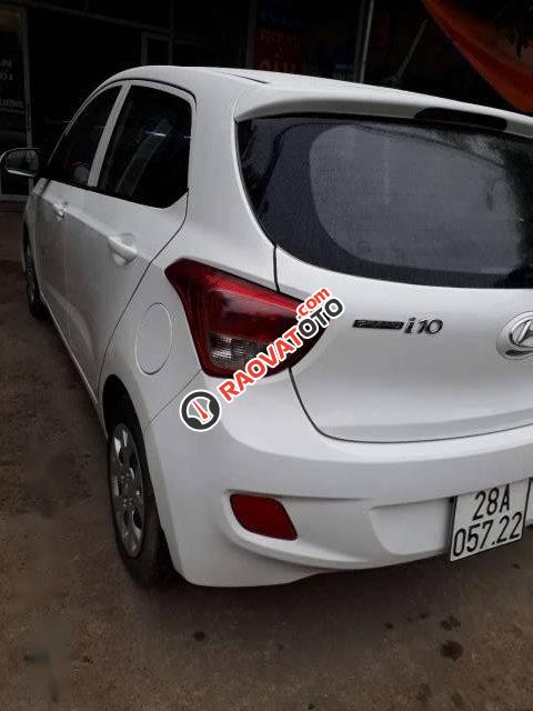 Chính chủ bán xe Hyundai Grand i10 đời 2014, màu trắng-1