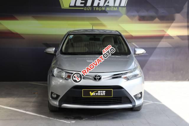 Bán xe Toyota Vios E 1.5MT năm 2016, màu bạc -1