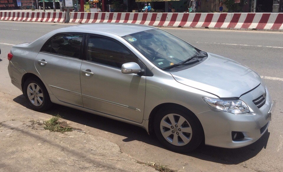 Bán Toyota Corolla altis đời 2008, màu bạc, nhập khẩu -3