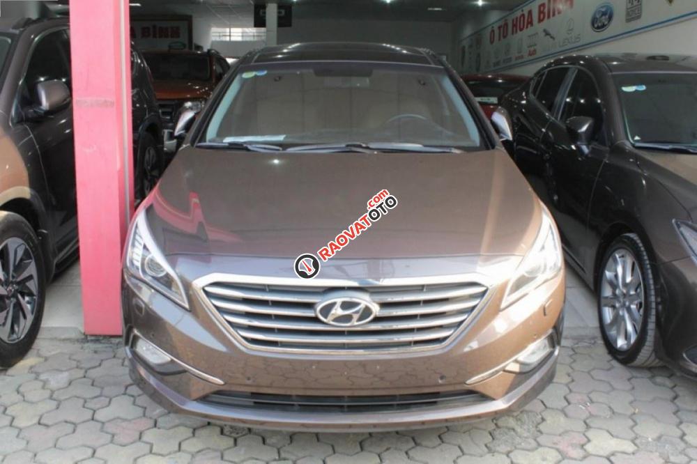 Cần bán Hyundai Sonata 2.0 AT đời 2014, màu nâu, nhập khẩu nguyên chiếc, 815tr-0