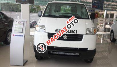 Bán Suzuki Carry Pro model 2017 - Tiêu chuẩn Euro 4 - Thùng lửng có sẵn - Kèm máy lạnh-0