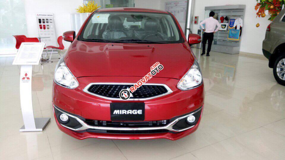 Bán xe Mitsubishi Mirage, nhập khẩu Thái 100%, tiêu hao 5L/100km- cho vay 80% - Lh: 0905.91.01.99 Phú-1