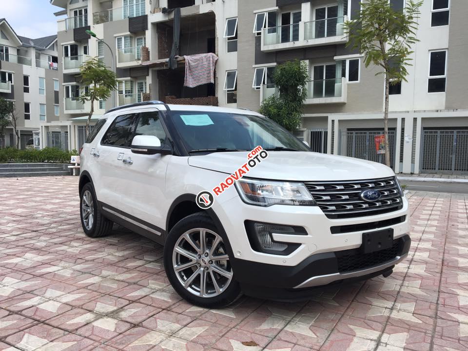 Bán xe Ford Explorer đời 2017, màu trắng, nhập khẩu Mỹ-0