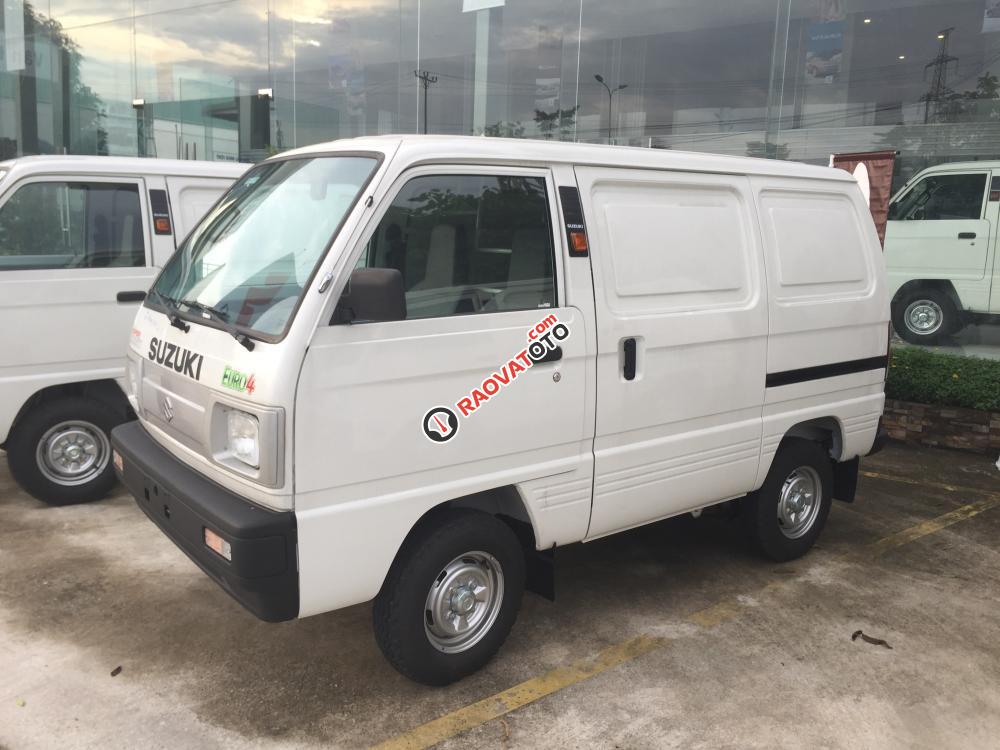 Bán Suzuki Blind Van sản xuất 2017, màu trắng, giá chỉ 285 triệu-1