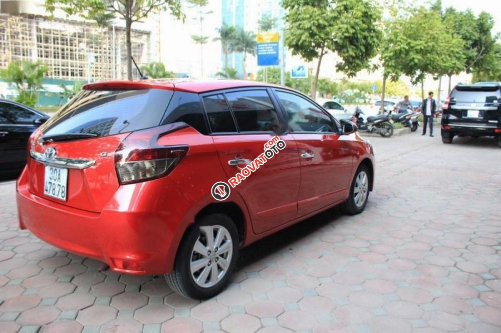 Bán xe Toyota Yaris 1.3G đời 2014, màu đỏ, nhập khẩu như mới-5