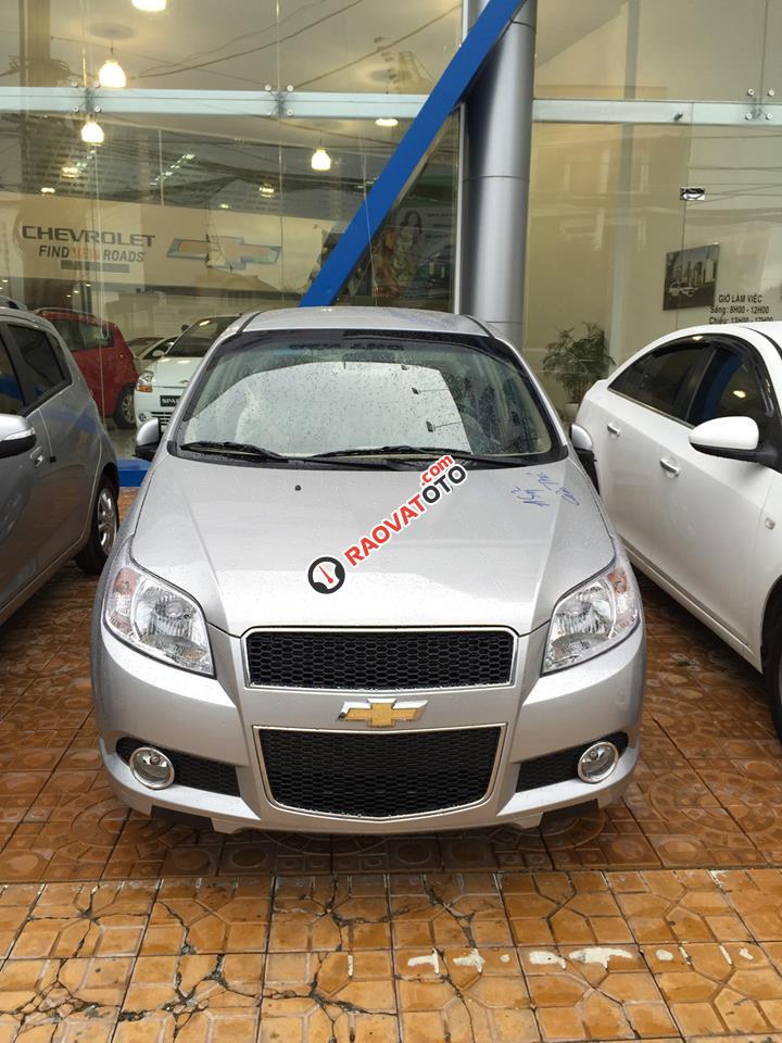 Chevrolet Aveo LT màu bạc, mua xe trả góp, lãi suất ưu đãi- LH: 090.102.7.102 Huyền Chevrolet-6