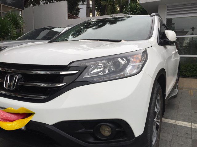 Bán ô tô Honda CR V đời 2014, màu trắng, nhập khẩu chính hãng, xe gia đình, 740tr-7