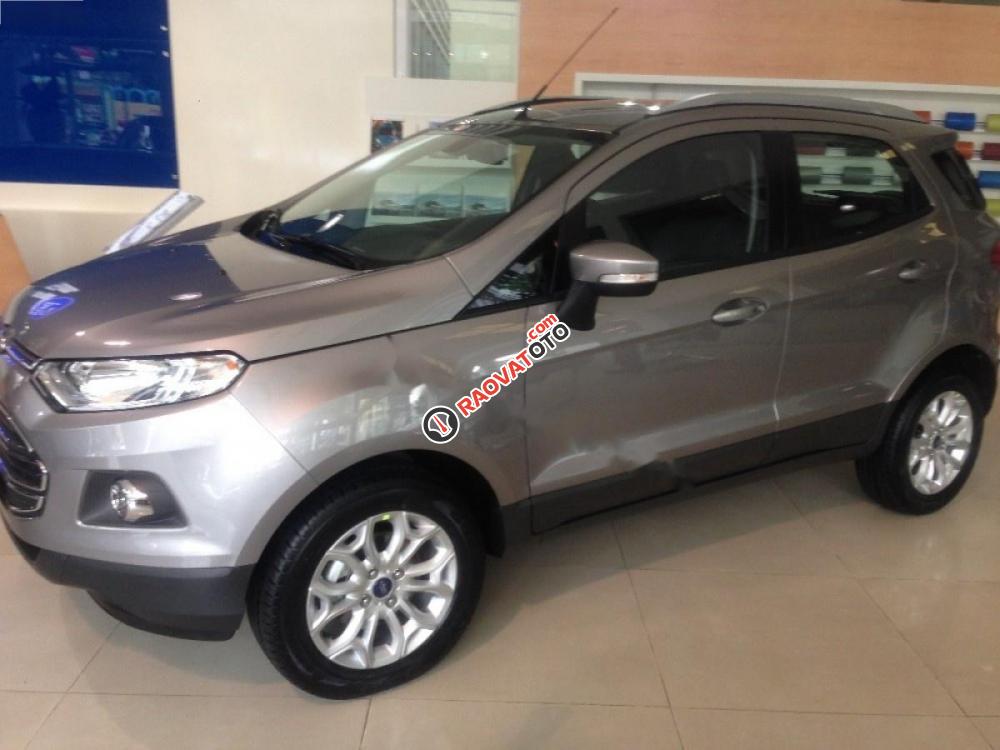 Bán ô tô Ford EcoSport Titanium 1.5L AT đời 2017, màu xám, 570tr-0