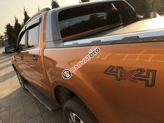 Chính chủ bán ô tô Ford Ranger năm 2016, màu cam-0