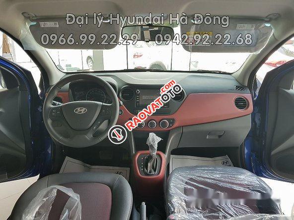 Cần bán Hyundai Grand i10 đời 2017, màu xanh lam, giá tốt-30