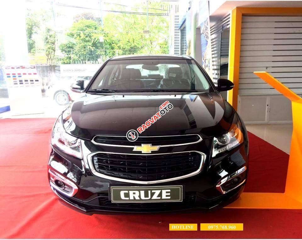 Bán Chevrolet Cruze số tự động, ưu đãi 40 triệu, vay ngân hàng lãi suất thấp, giao xe tận nhà, 0907148849-1