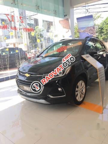 Bán Chevrolet Trax đời 2017, màu đen, nhập khẩu  -3