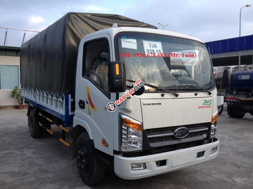 Bán xe tải VT350, tải trọng 3.5 tấn, động cơ Hyundai, cabin Isuzu - LH: 0936 678 689-1