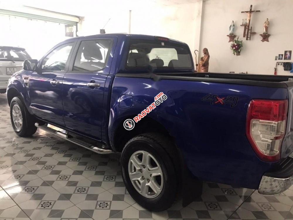 Bán xe Ford Ranger XLT 2.2L 4x4 MT đời 2014, màu xanh lam, nhập khẩu Thái, giá 510tr-5