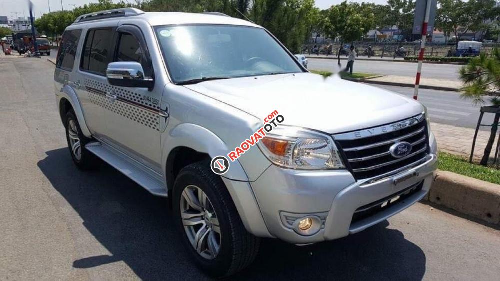 Bán xe Ford Everest 2.5L 4x2 MT đời 2011, màu bạc số sàn, 540tr-7