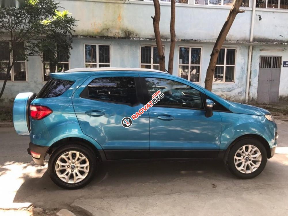 Cần bán gấp Ford EcoSport Titanium đời 2017, màu xanh lam chính chủ, 575 triệu-2