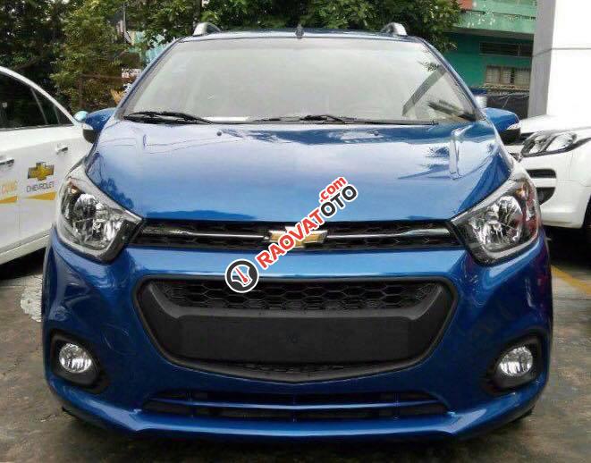 Bán Chevrolet Spark LT đời 2017, màu xanh lam, giá chỉ từ 359 triệu-0