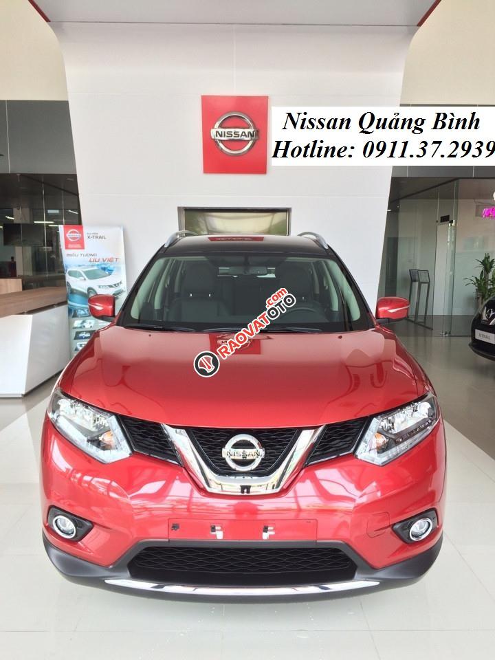 Nissan Quảng Bình bán xe X-trail 2.0 Mid Premium 2018, màu đỏ, ưu đãi sốc. Lh 0911.37.2939-0