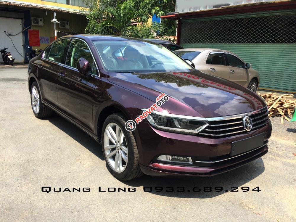 Volkswagen Passat GP màu tím nho - Sedan cao cấp nhập từ Đức - 1.8 Turbo TSI - AT 7 cấp DSG - Quang Long 0933689294-0