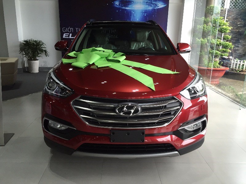 Cần bán Hyundai Santa Fe đời 2017, màu trắng, nhập khẩu nguyên chiếc-5