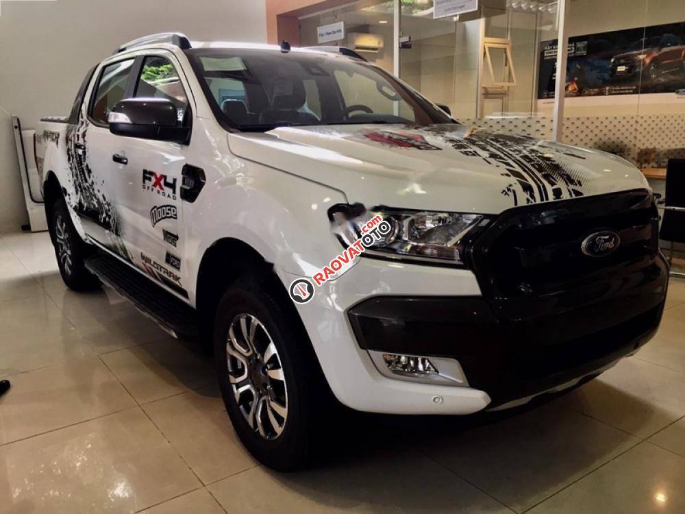 Bán ô tô Ford Ranger Wildtrak 3.2L 4x4 AT đời 2017, màu trắng, xe nhập, 880 triệu-2