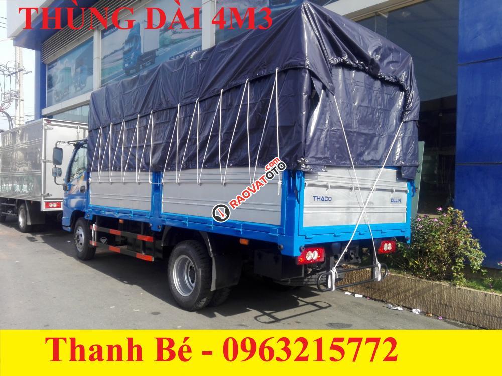 Bán Thaco Ollin 360 tải 2 tấn 4, thùng dài 4m3, đời 2017, hỗ trợ trả góp 75%-2