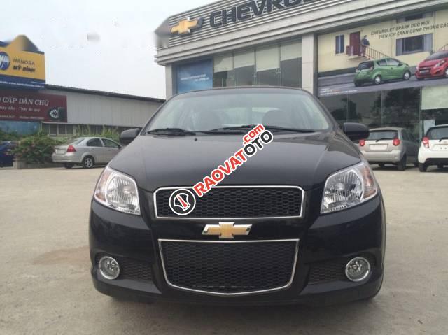 Bán Chevrolet Aveo đời 2017, màu đen-1