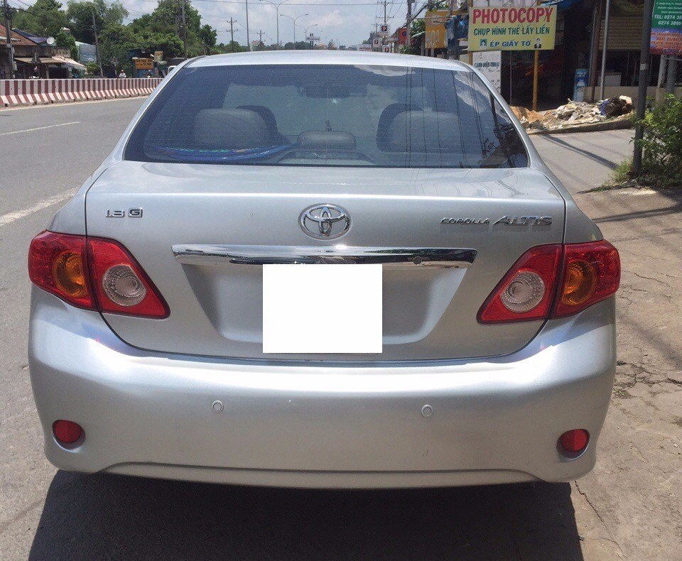 Bán Toyota Corolla altis đời 2008, màu bạc, nhập khẩu -2