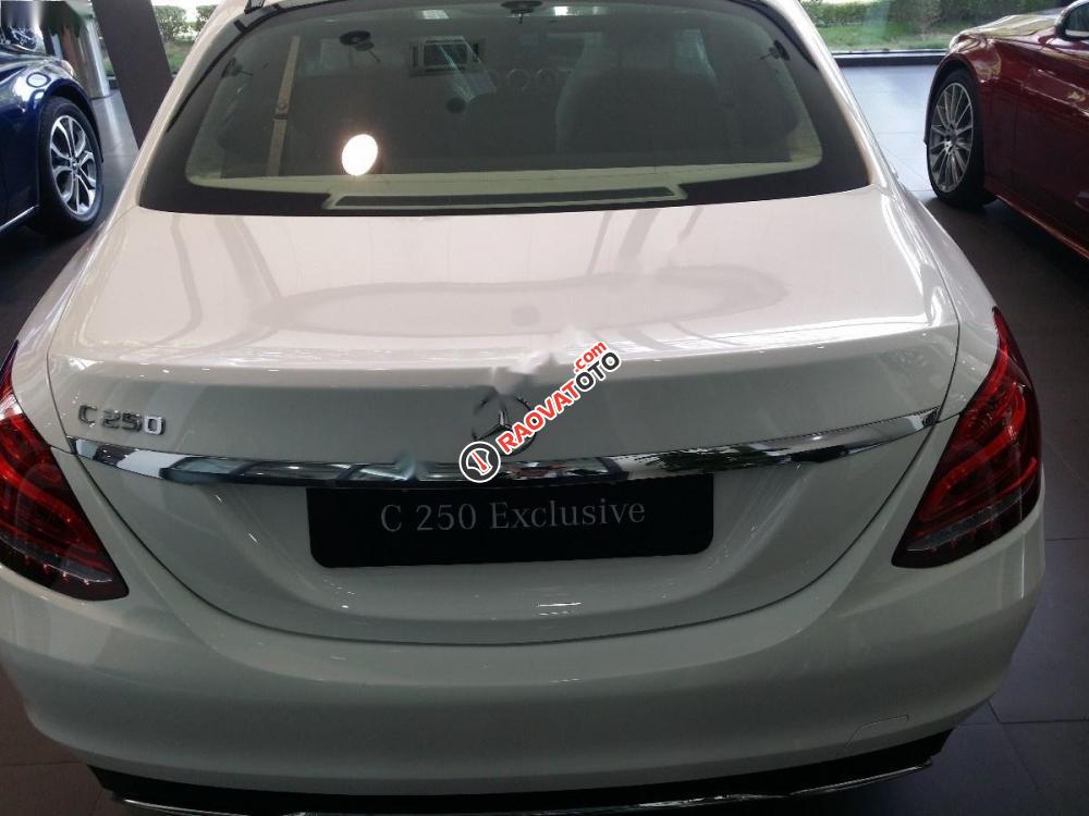 Cần bán gấp Mercedes C250 Exclusive đời 2017, màu trắng còn mới-5