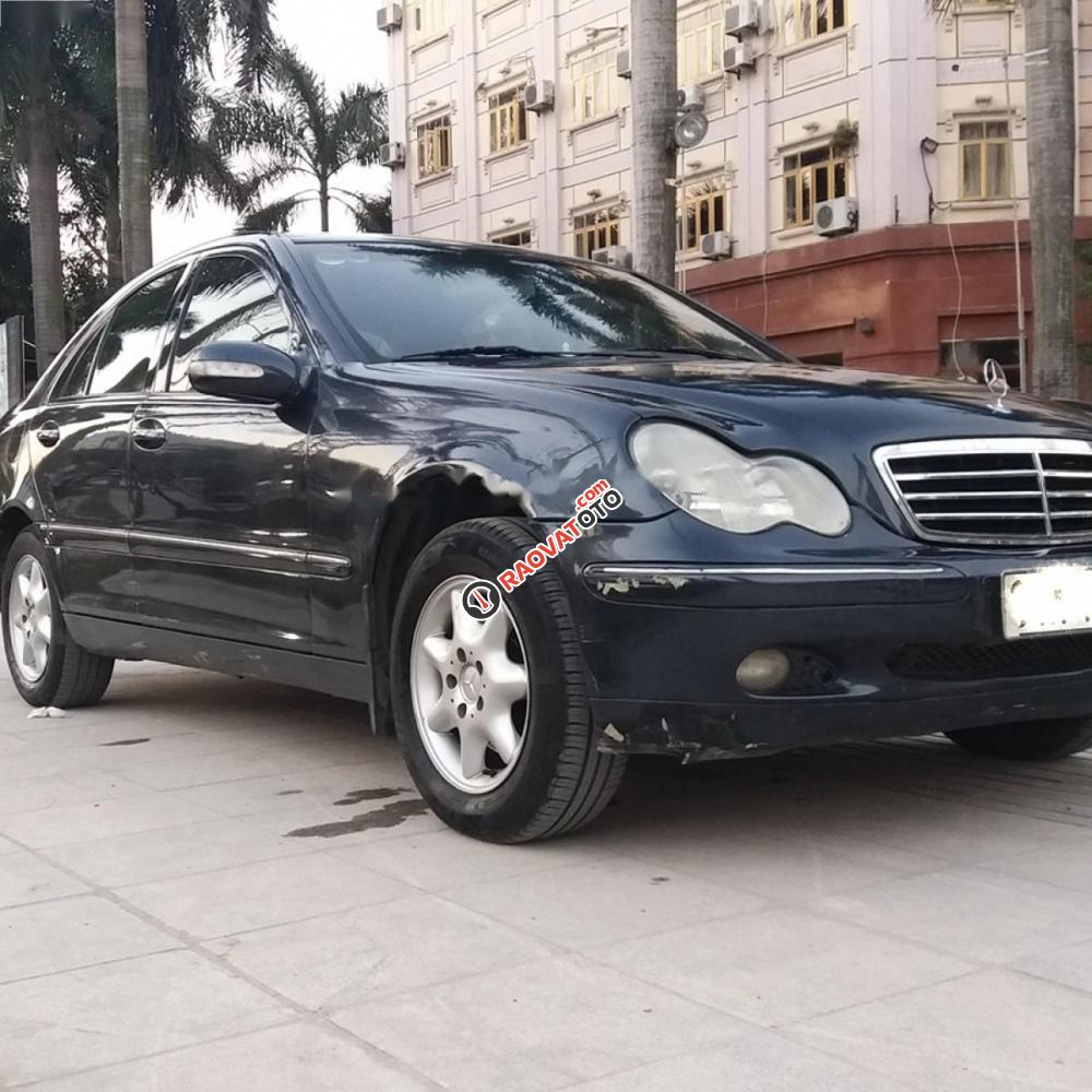 Cần bán gấp Mercedes C200 Kompressor AT năm 2001, màu đen, 158 triệu-2