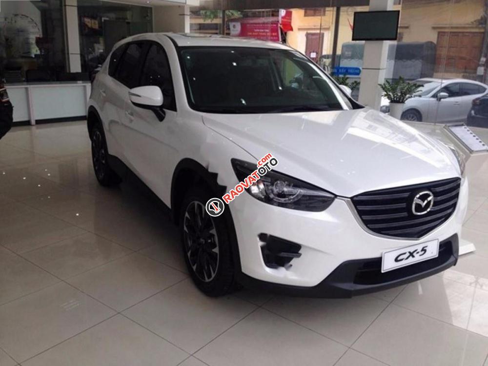 Bán ô tô Mazda CX 5 2.5 AT 2WD đời 2017, màu trắng-4