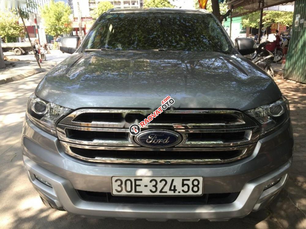 Bán Ford Everest Titanium 2.2L 4x2 AT năm 2016, màu xám, xe nhập số tự động-1