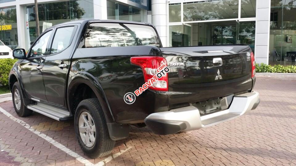 [Mitsubishi Quảng Ninh] bán xe Mitsubishi Triton 2.5 4x2 AT Euro 4 đời 2017, màu đen, nhập khẩu chính hãng-1