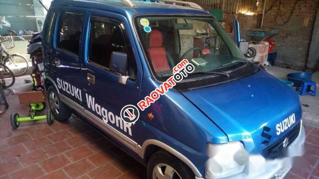 Bán xe Suzuki Wagon R đời 2005, màu xanh-3