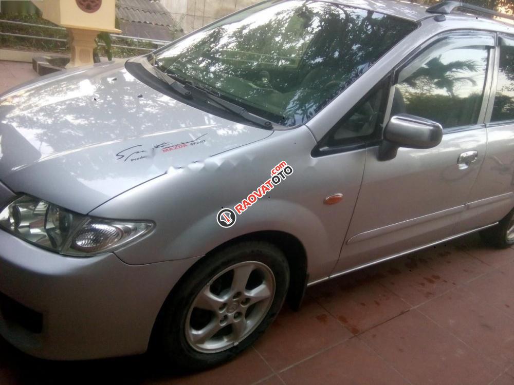 Bán xe Mazda Premacy 1.8AT đời 2004, màu bạc xe gia đình, 218tr-0