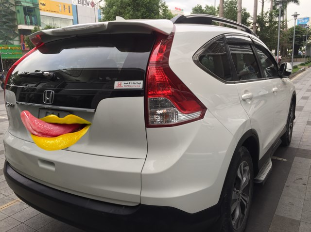 Bán ô tô Honda CR V đời 2014, màu trắng, nhập khẩu chính hãng, xe gia đình, 740tr-3