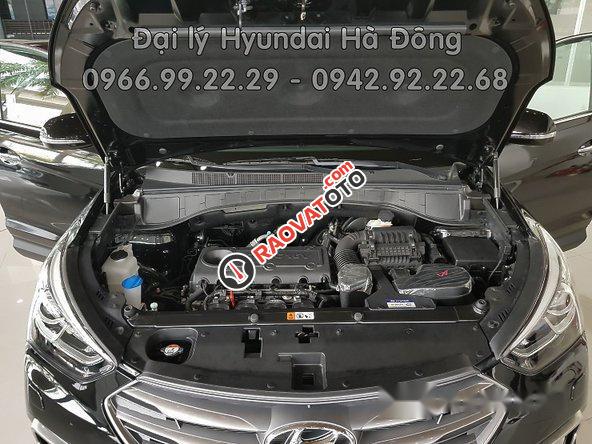 Bán ô tô Hyundai Santa Fe đời 2017, màu đen, nhập khẩu nguyên chiếc-2