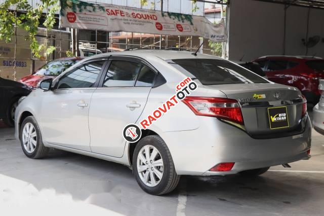 Bán xe Toyota Vios E 1.5MT năm 2016, màu bạc -2