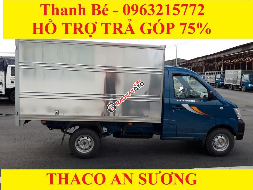 Bán Thaco Towner 990 thùng kín tải trọng 990kg, đời 2017, hỗ trợ trả góp 75%, chỉ từ 80 triệu-3