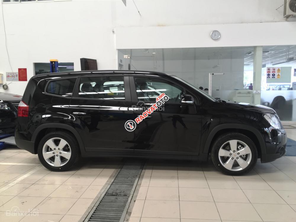 Chevrolet Orlando LTZ 1.8L màu đen 7 chỗ, chỉ cần trả trước 0% giá trị xe (đủ điều kiện kèm theo) - LH: 090.102.7102-0