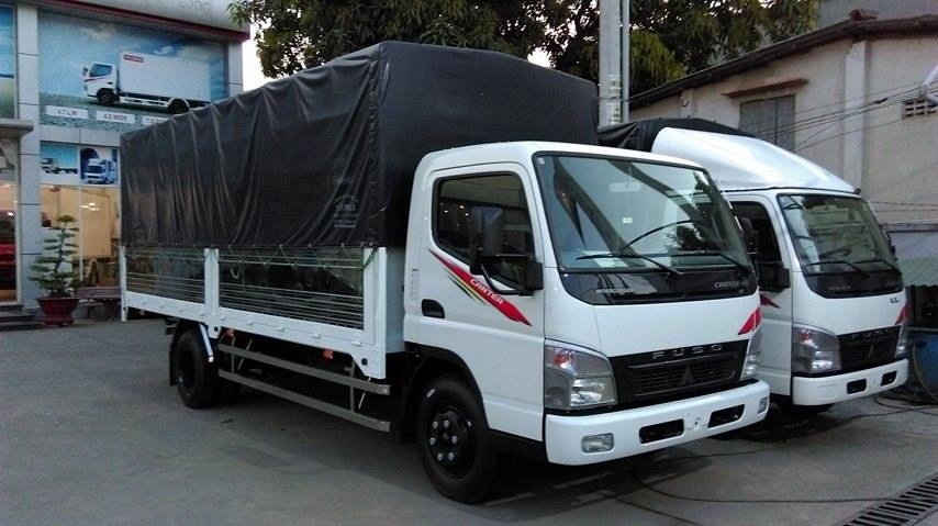 Bán Mitsubishi Canter đời 2017, màu trắng, nhập khẩu-0