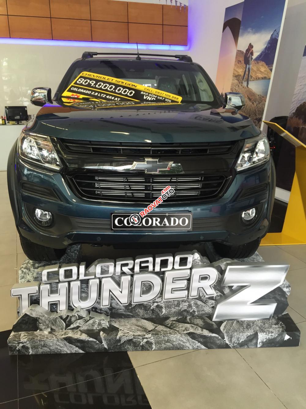 Bán ô tô Chevrolet Colorado đời 2017, màu xanh lam, xe nhập-4