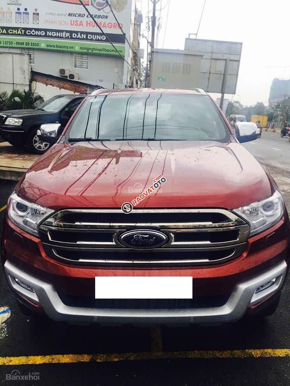 Bán xe Ford Everest đời 2016 AT, 2.2L, màu đỏ, xe nhập, 1 tỷ 65tr, BH đến 12/2019-5
