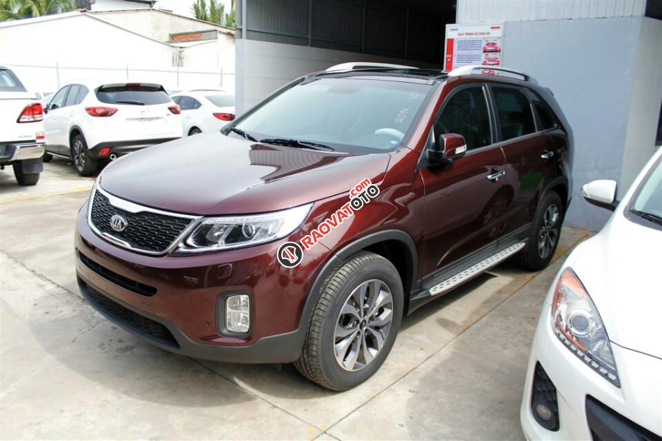 Bán Kia Sorento AT năm 2018, màu đỏ, giá chỉ 909 triệu-5