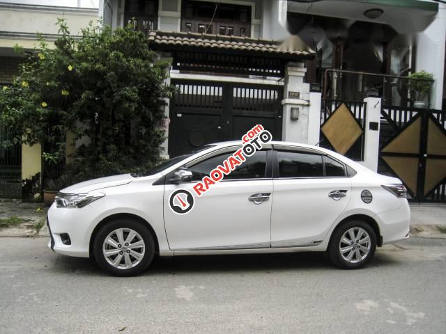 Chính chủ bán Toyota Vios G đời 2016, màu trắng-1