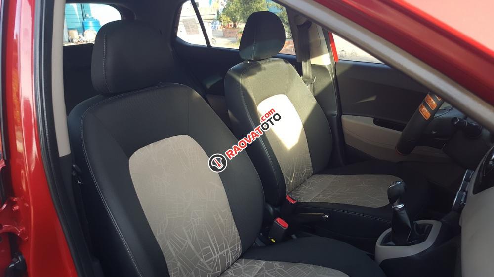 Cần bán xe Hyundai Grand i10 1.0MT bản đủ sản xuất 2014, màu đỏ, nhập khẩu Ấn Độ, giá tốt-3