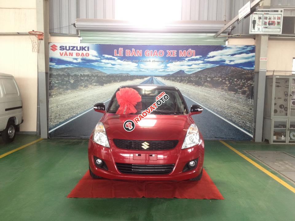 Bán Suzuki Swift RS đời 2017, đỏ nóc đen, một chiếc duy nhất-0