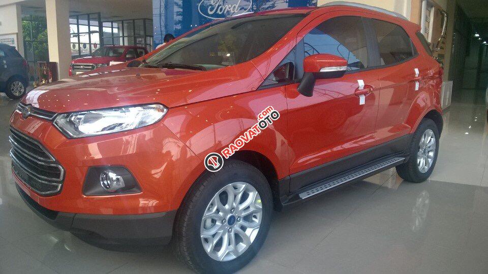 Bán Ford Ecosport Titatium mầu đỏ, giá tốt nhất-0