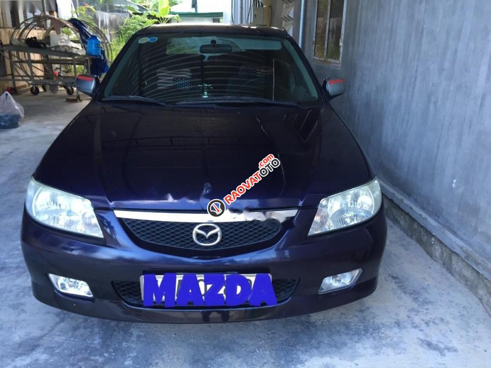 Bán Mazda 323 2001, màu xanh lam chính chủ, 159tr-1