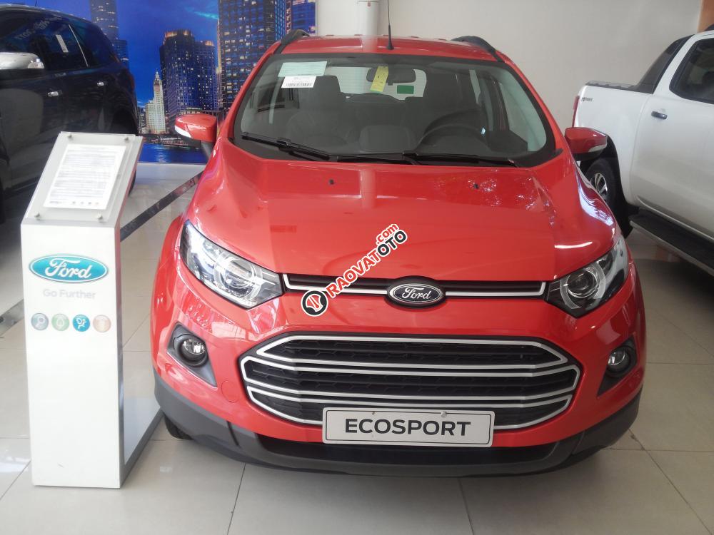 EcoSport Trend 1.5 MT 2017, màu đỏ, giá hot, hỗ trợ vay 80%-0